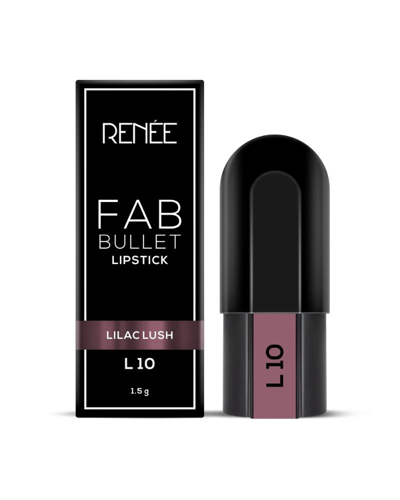 RENEE Fab Bullet Lipstick - Lilac Lush (1.5 gm) (Mini / Small Pack/ Sample)