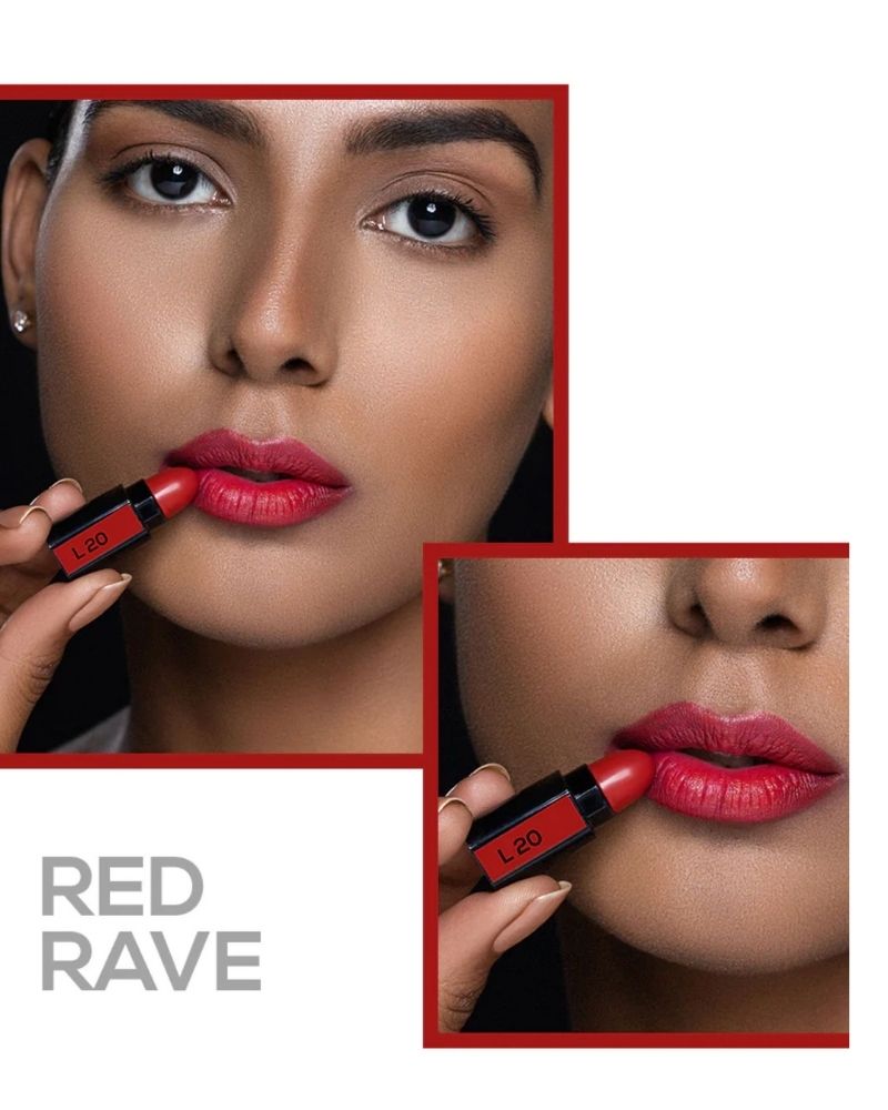 RENEE Fab Bullet Lipstick - Red Rave (1.5 gm) (Mini / Small Pack/ Sample)