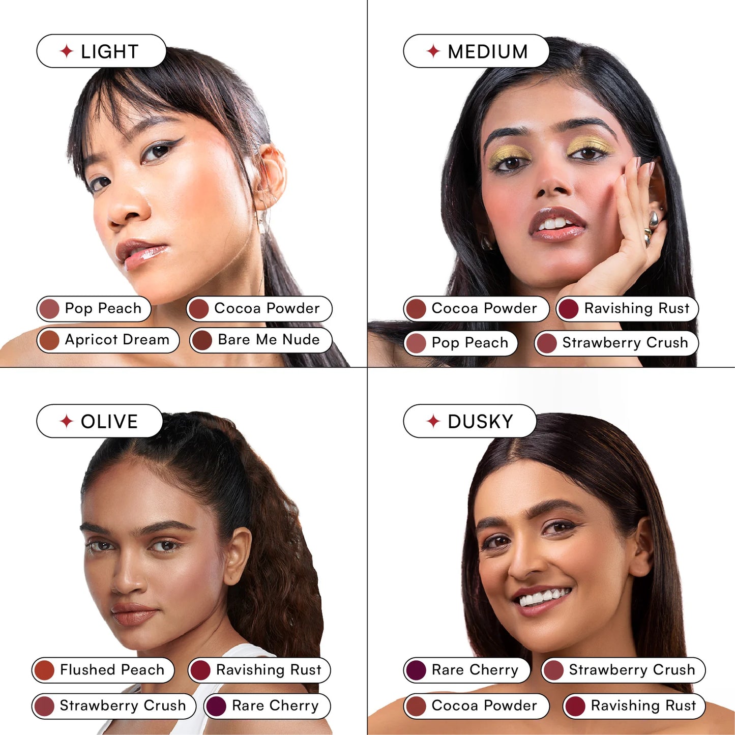 Gush Beauty Squishy Blush - Liquid Blush (Strawberry Crush - Vibrant Pink ) (15 gm)