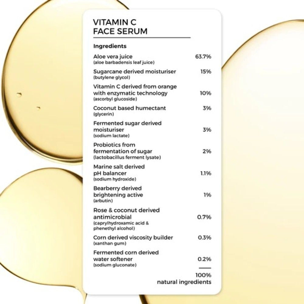 Brillare 10% Vitamin C Face Serum For Bright, Glowing Skin ( 30 ml ) ( Full Size )