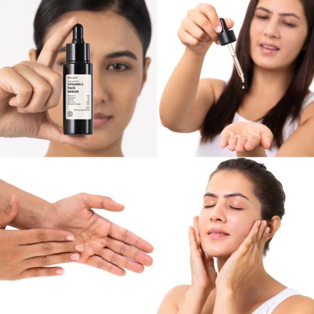 Brillare 10% Vitamin C Face Serum For Bright, Glowing Skin ( 30 ml ) ( Full Size )