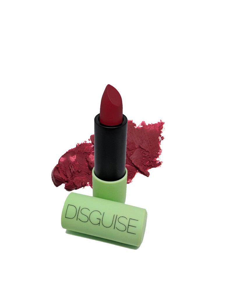 Disguise Cosmetics Ultra-Comfortable Satin Matte Lipstick - Plum Striker ( Full Size )