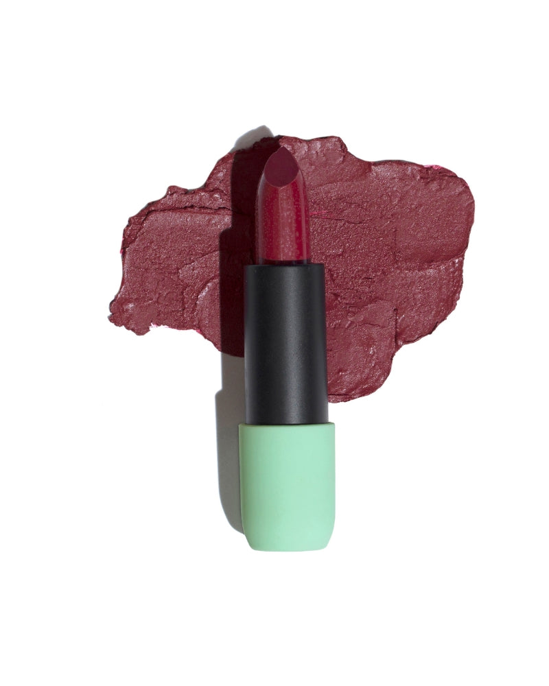 Disguise Cosmetics Ultra-Comfortable Satin Matte Lipstick - Plum Striker ( Full Size )
