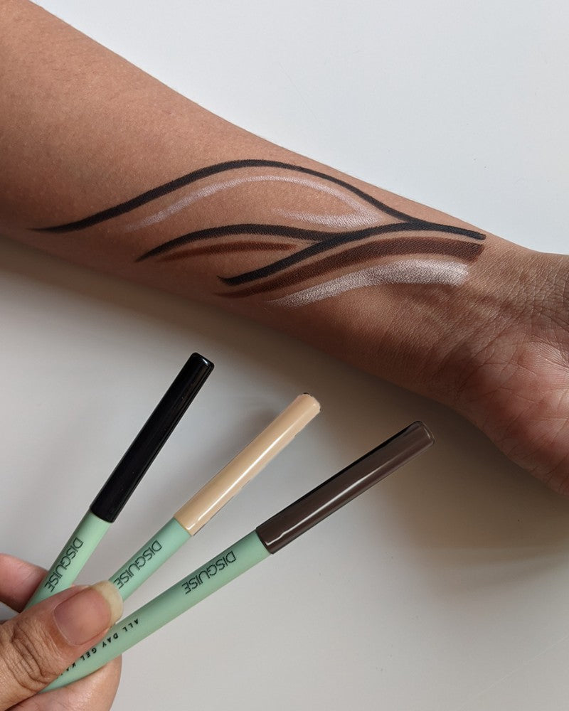 Disguise Cosmetics All Day Gel Kajal - Brown Jasper ( Full Size )
