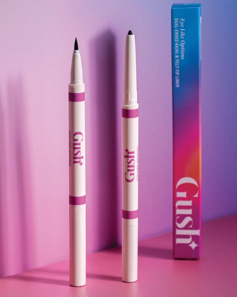 GUSH BEAUTY EYE LIKE OPTIONS BLACK FELT TIP LINER & KOHL PENCIL ( Full Size )