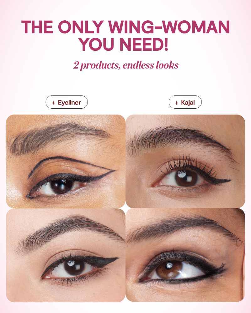 GUSH BEAUTY EYE LIKE OPTIONS BLACK FELT TIP LINER & KOHL PENCIL ( Full Size )
