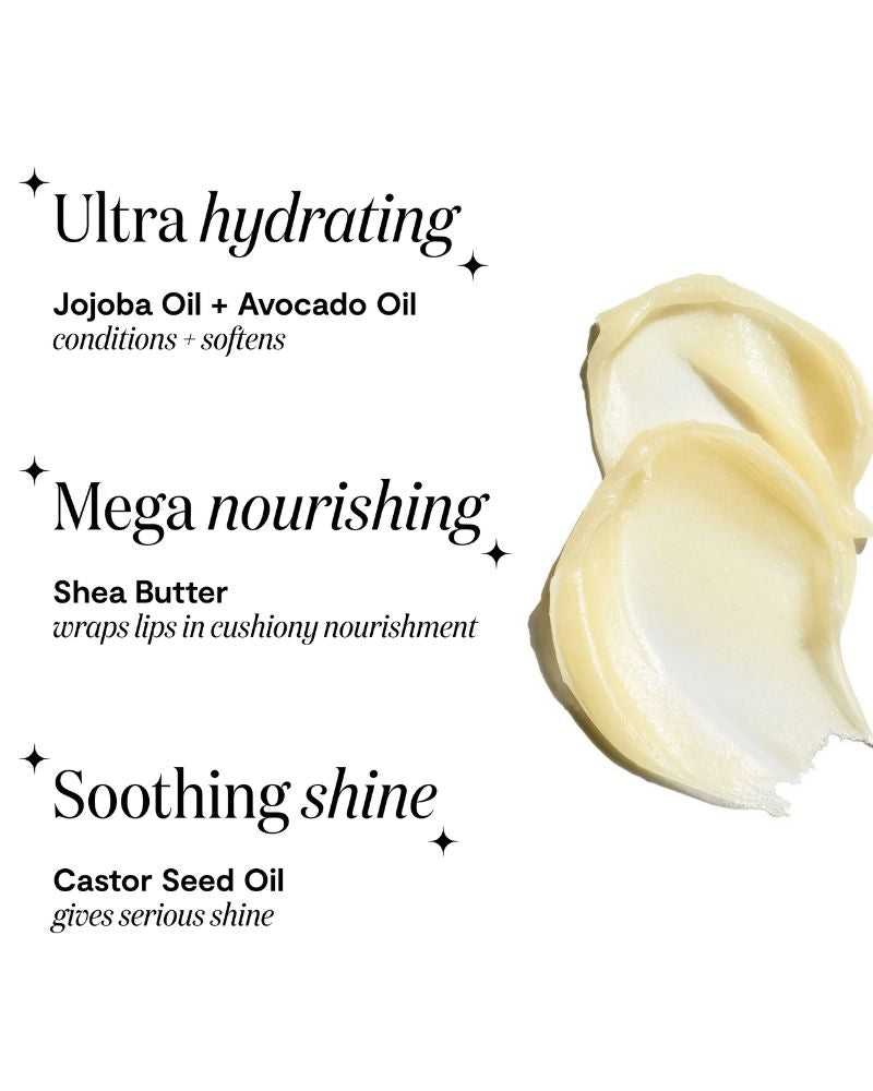 GUSH BEAUTY Glaze Lip Oil Gloss (Clear Gloss - Crystal Milk) ( 2.8 ml )( Full Size )