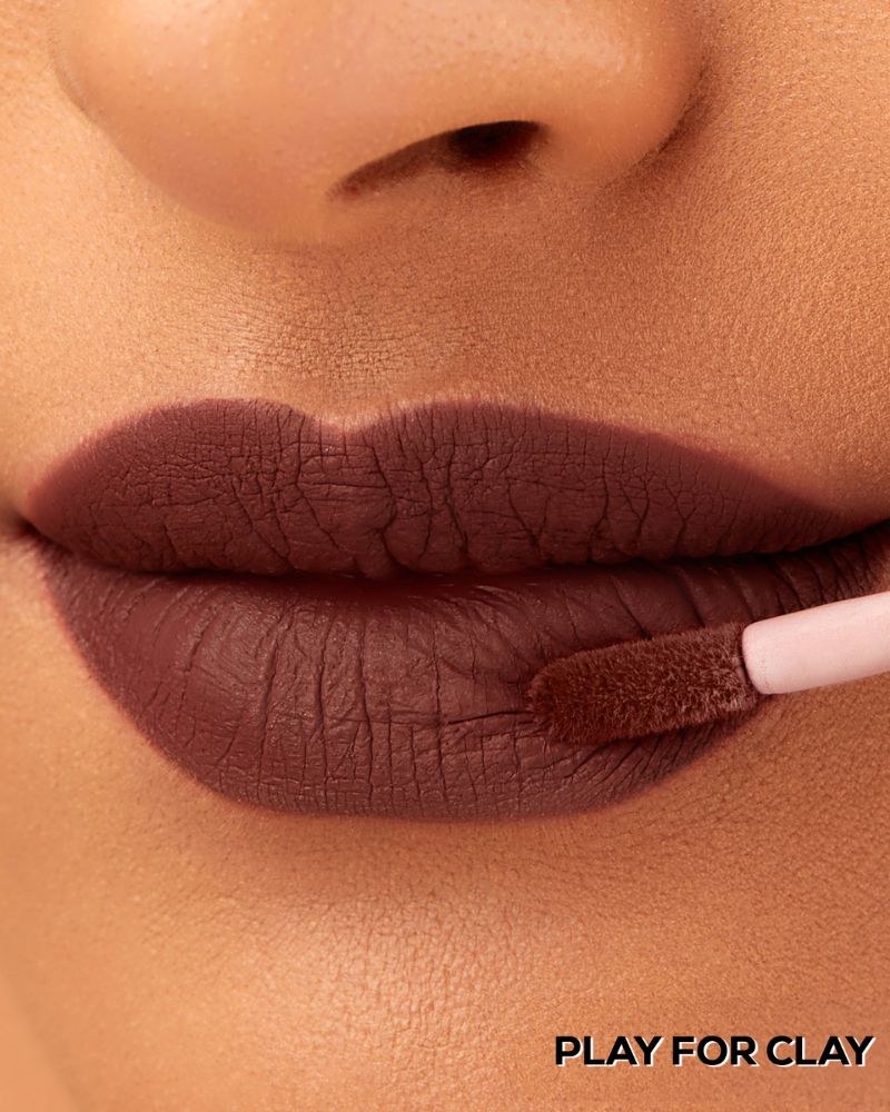 Renee Stay With Me Mini Matte Lip Color - (Play Of Clay) (2 ml) (Mini/Small Pack/Sample)