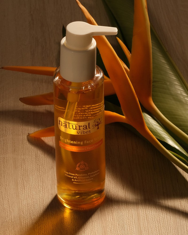 Natural Vibes Vitamin C Brightening Facewash (120 ml)