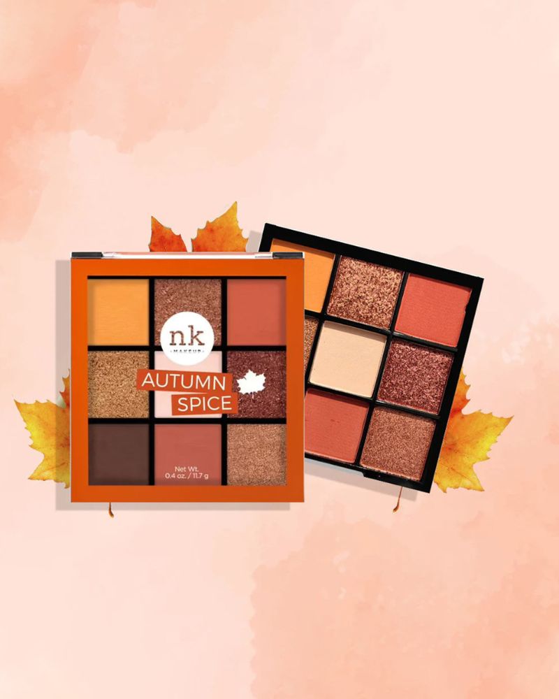 Nicka K Newyork Nine Color Eyeshadow Palette - Autumn Spice ( Full Size )