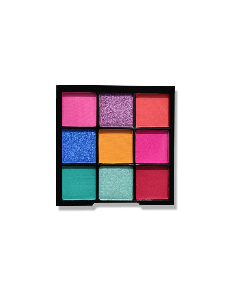 Nicka K Nine Color Eyeshadow Palette - Birthday Cake ( Full Size )