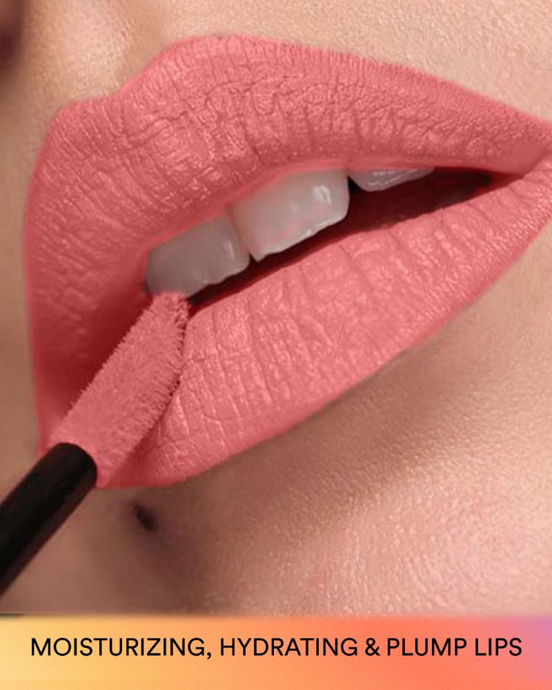 Ora Doro Beauty Amore Mio - Peach + Coral Hydrating Matte Liquid Lipstick ( 5.1 ml ) ( Full Size )
