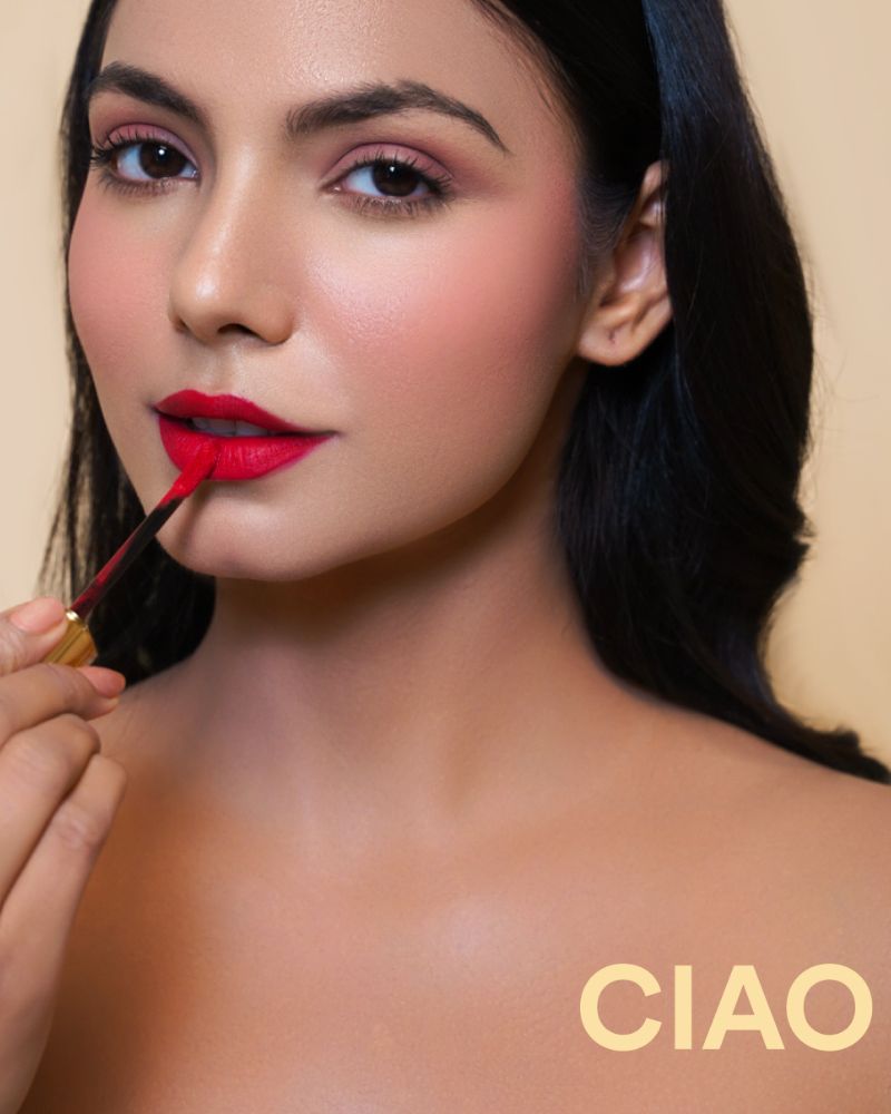 Ora Doro Beauty Ciao! - Warm Red Hydrating Matte Liquid Lipstick ( 5.1 ml ) ( Full Size )