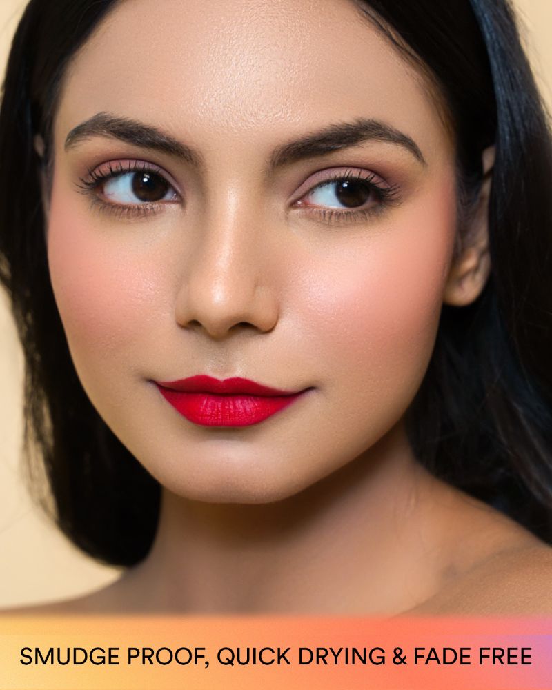 Ora Doro Beauty Ciao! - Warm Red Hydrating Matte Liquid Lipstick ( 5.1 ml ) ( Full Size )