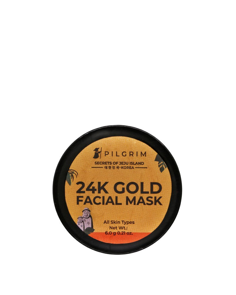 Pilgrim 24K Gold Facial Mask ( 5 gm ) ( Mini / Small Pack / Sample )