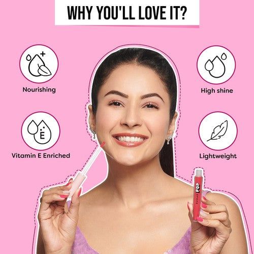 Sugar Pop High Shine Lip Gloss - 01 Marshmallow
