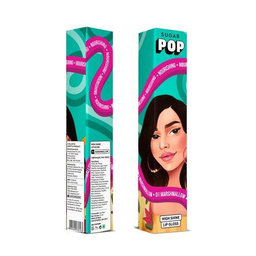 Sugar Pop High Shine Lip Gloss - 01 Marshmallow