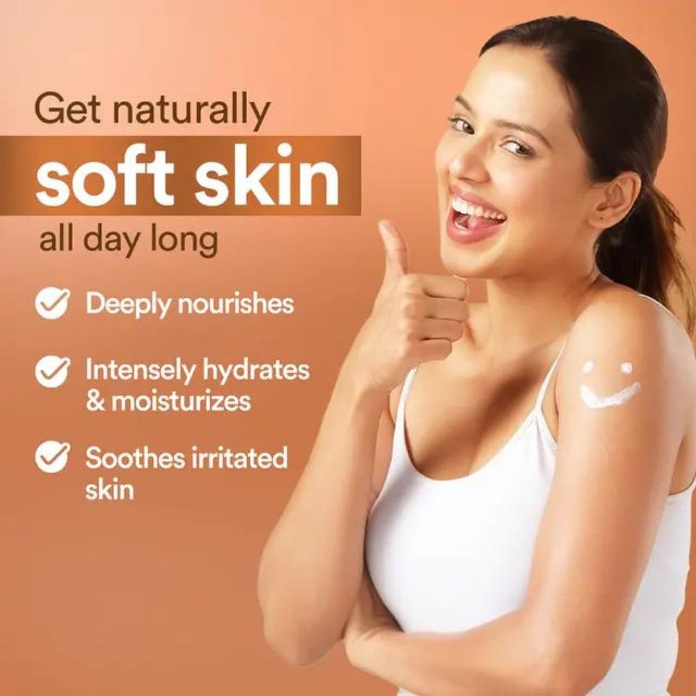 WOW Skin Science Shea Butter And Cocoa Butter With Lactic Acid Body Lotion ( 400 Ml ) ( Full Size )