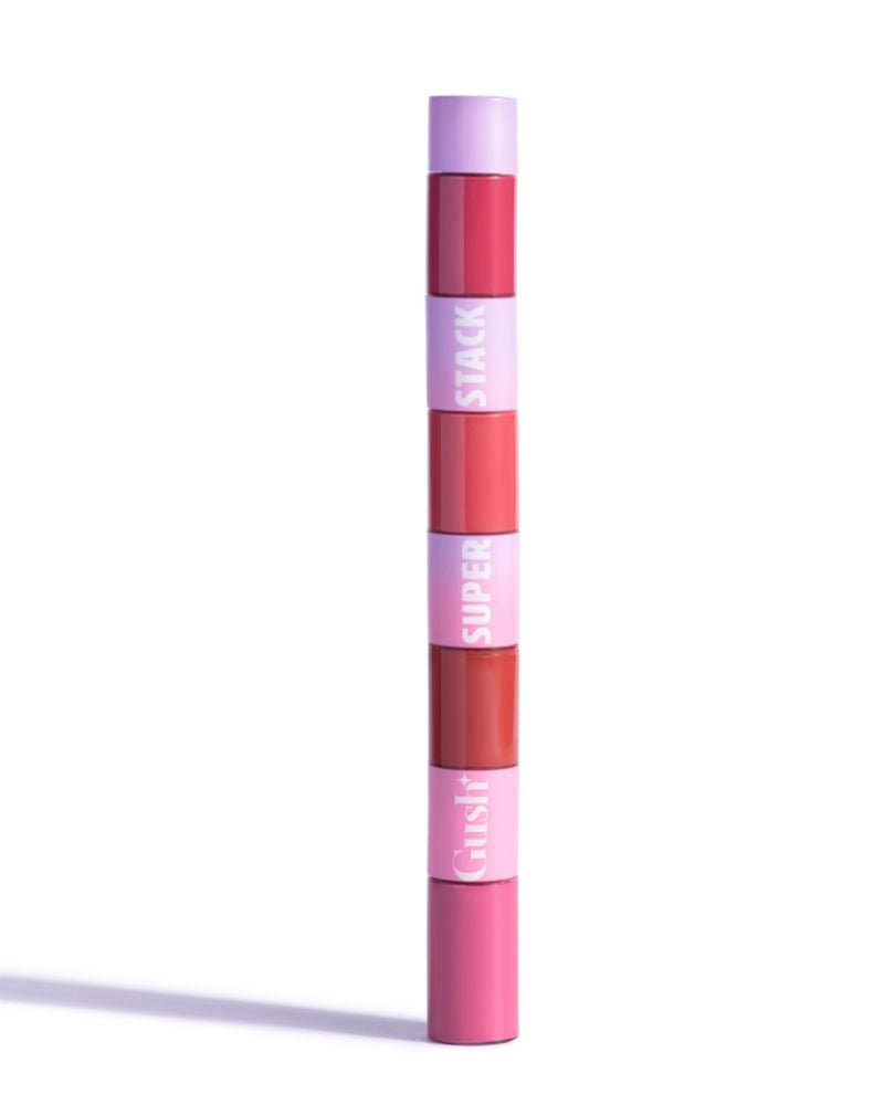 GUSH BEAUTY SUPER STACK MATTE LIQUID LIPSTICK 4-in-1 - Think Pink ( Full Size ) ( 8.4 ml )