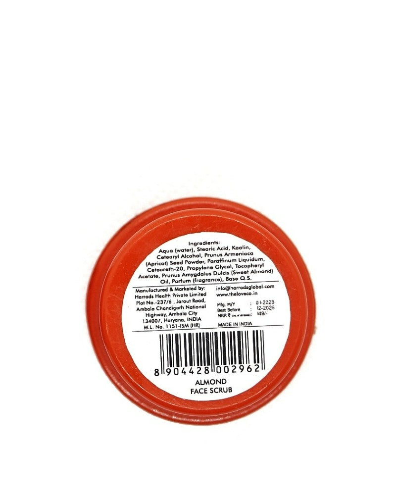 The Love Co Almond Body scrub ( 10 gm ) (Mini/ Small pack/ Sample)