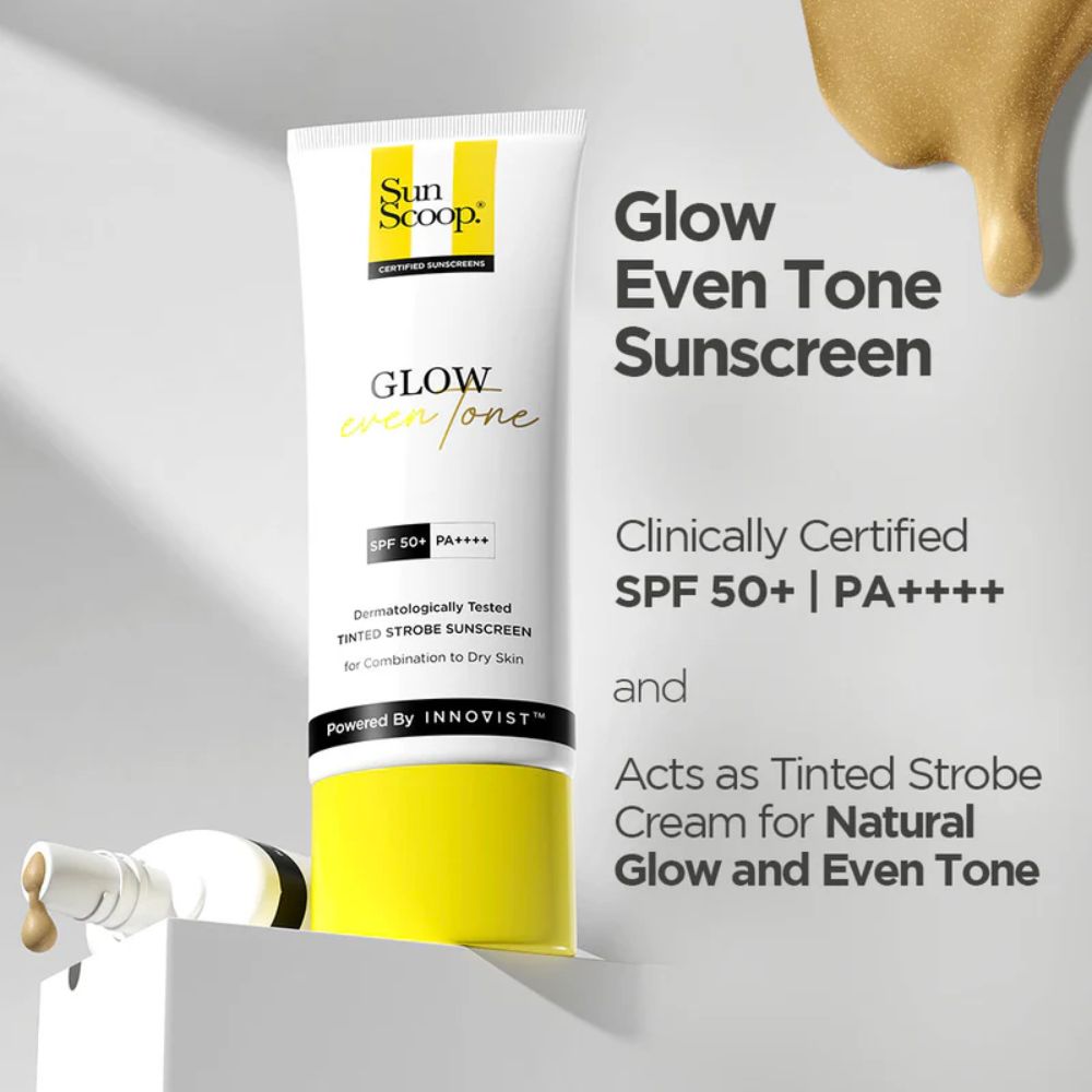Sun Scoop Tinted Sunscreen for Glowing & Even Tone Skin | SPF 50, PA++++ (45g)