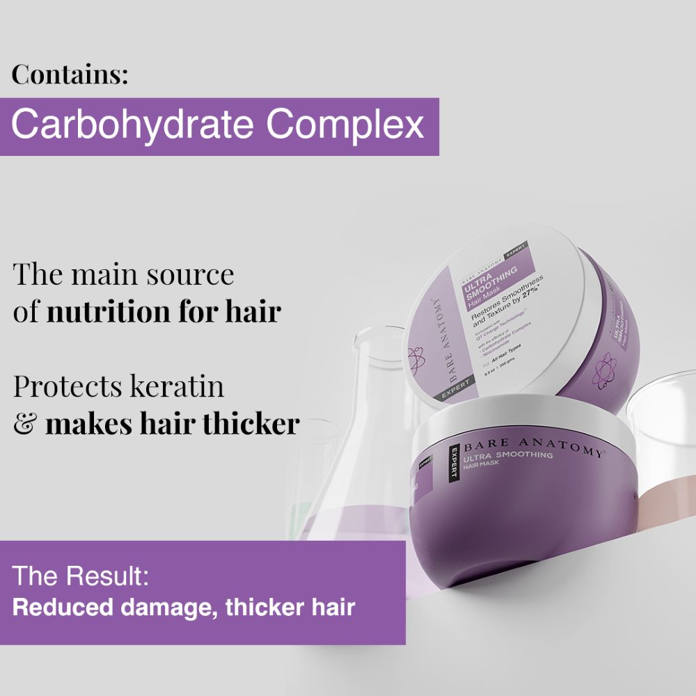Bare Anatomy Ultra Smoothing Hair Mask ( 250 gms ) ( Full Size )