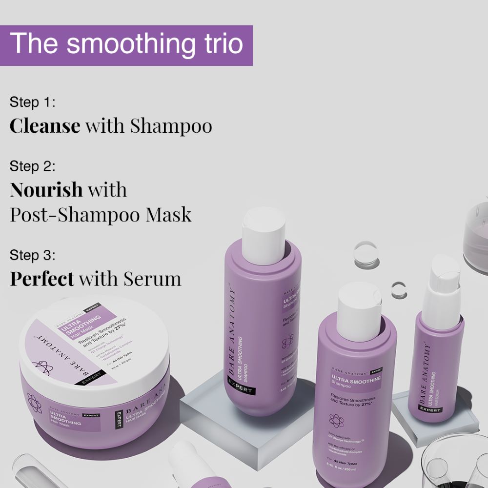 Bare Anatomy Ultra Smoothing Hair Mask ( 250 gms ) ( Full Size )