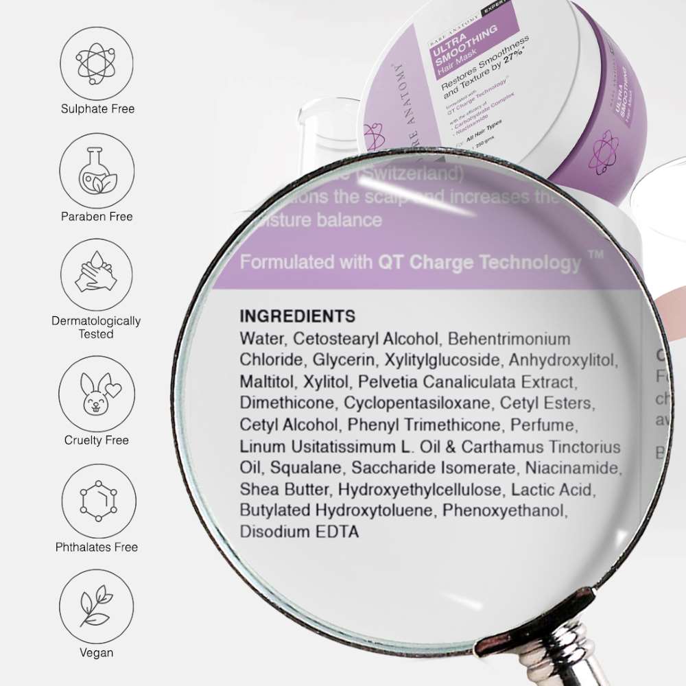 Bare Anatomy Ultra Smoothing Hair Mask ( 250 gms ) ( Full Size )