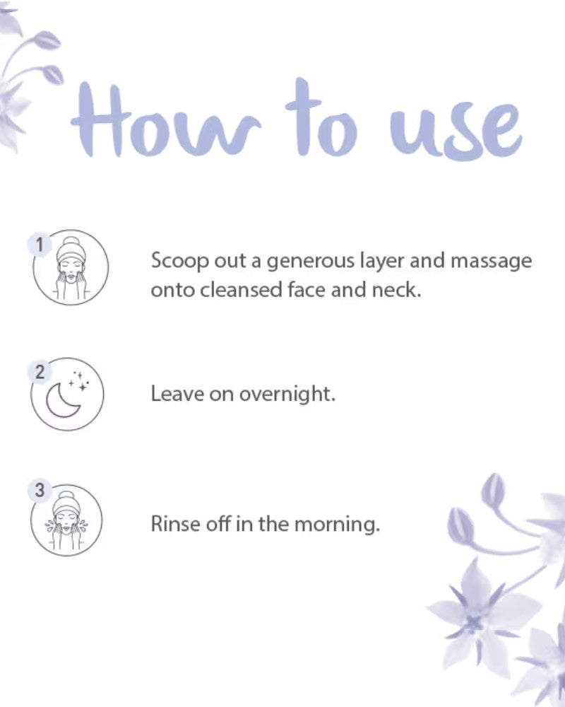 Dot & Key AHA Exfoliating Sleeping Mask 12% Lactic + 2% Hyaluronic (60ml)
