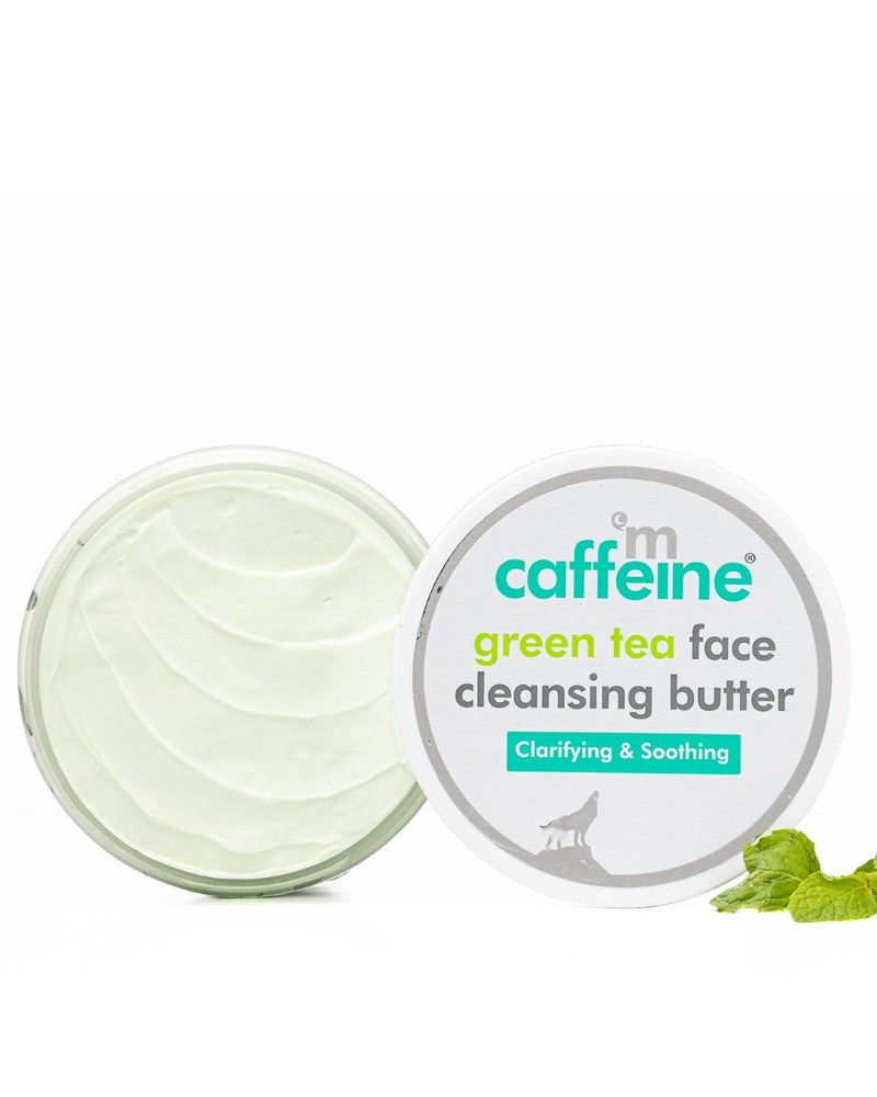 mCaffeine Green Tea Face Cleansing Butter - (100 gm)