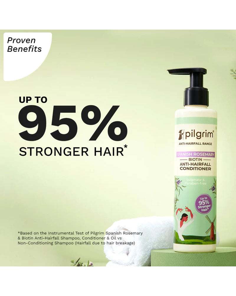 Pilgrim Spanish Rosemary & Biotin Anti-Hairfall Conditioner ( 200 ml ) ( Full Size )