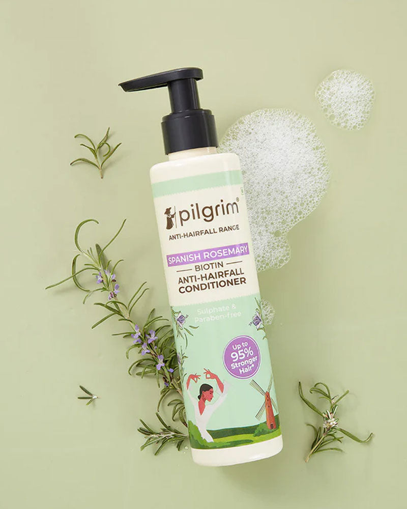 Pilgrim Spanish Rosemary & Biotin Anti-Hairfall Conditioner ( 200 ml ) ( Full Size )