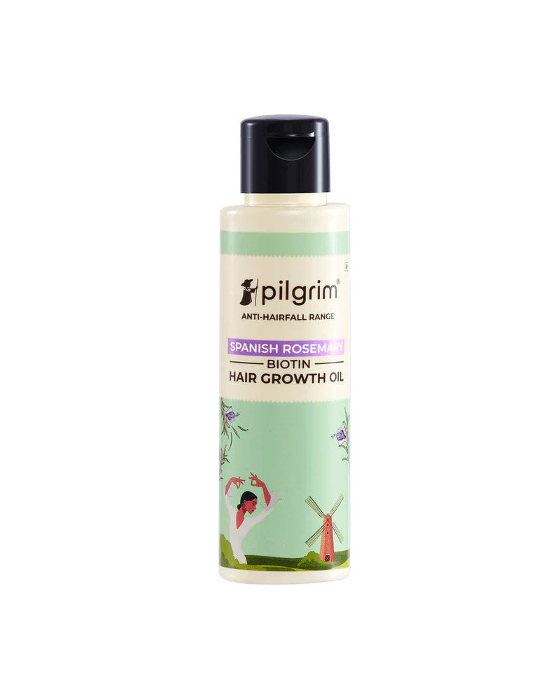 Pilgrim Spanish Rosemary & Biotin Hair Growth Oil ( 100 ml ) ( Full Size )