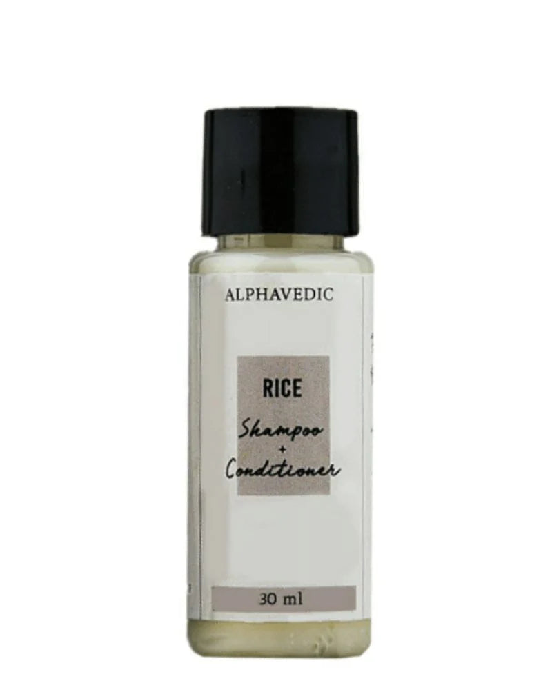Alphavedic Rice shampoo + conditioner - (30ml) (Mini/Small pack/Sample)