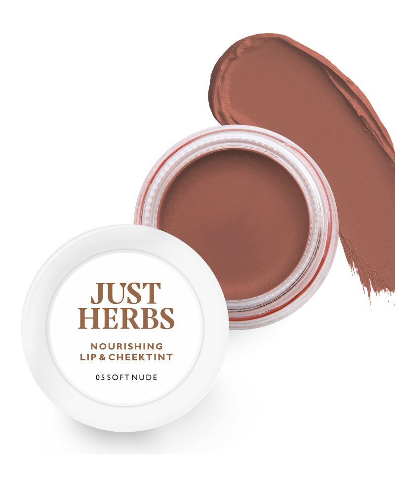 Just Herbs Nourishing Lip and Cheek Tint - Soft Nude