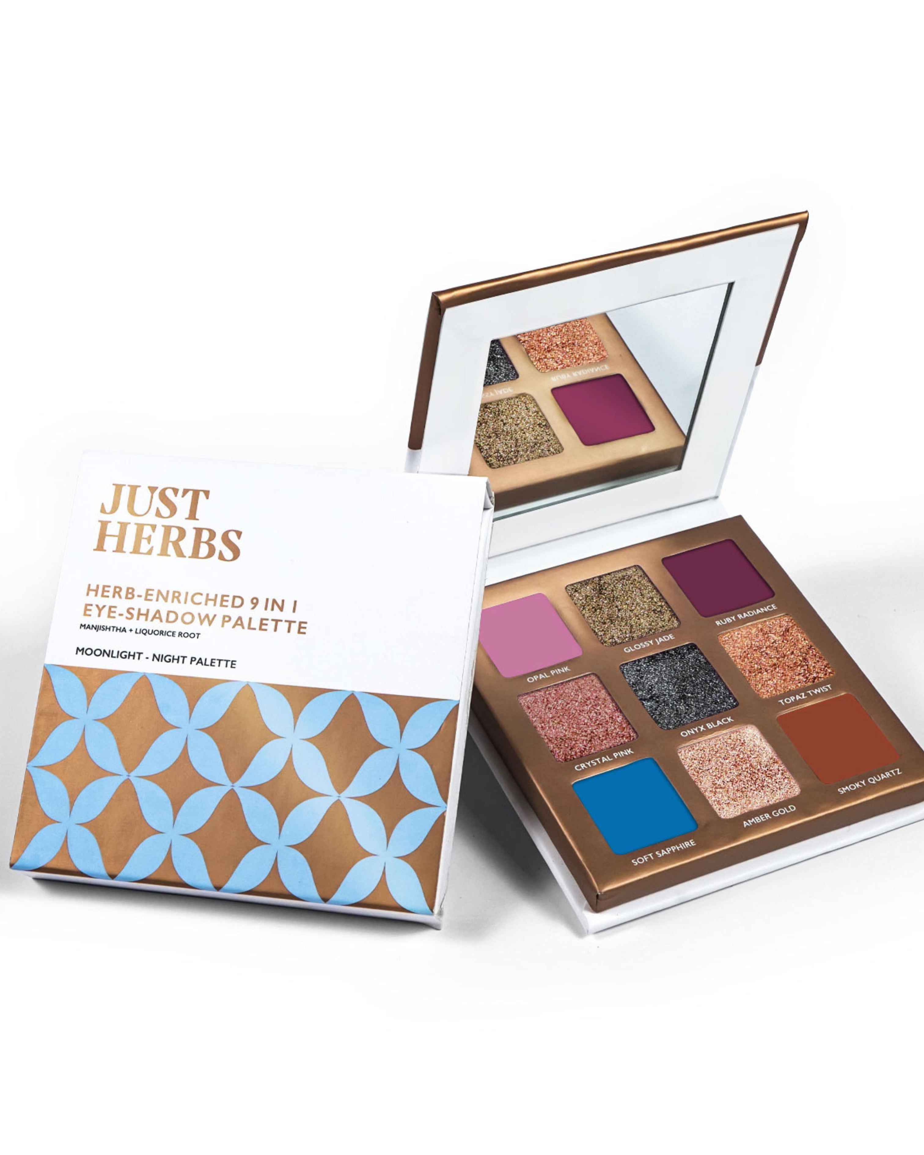 Herb-Enriched 9 in 1 Eyeshadow Palette Moonlight-Night Palette