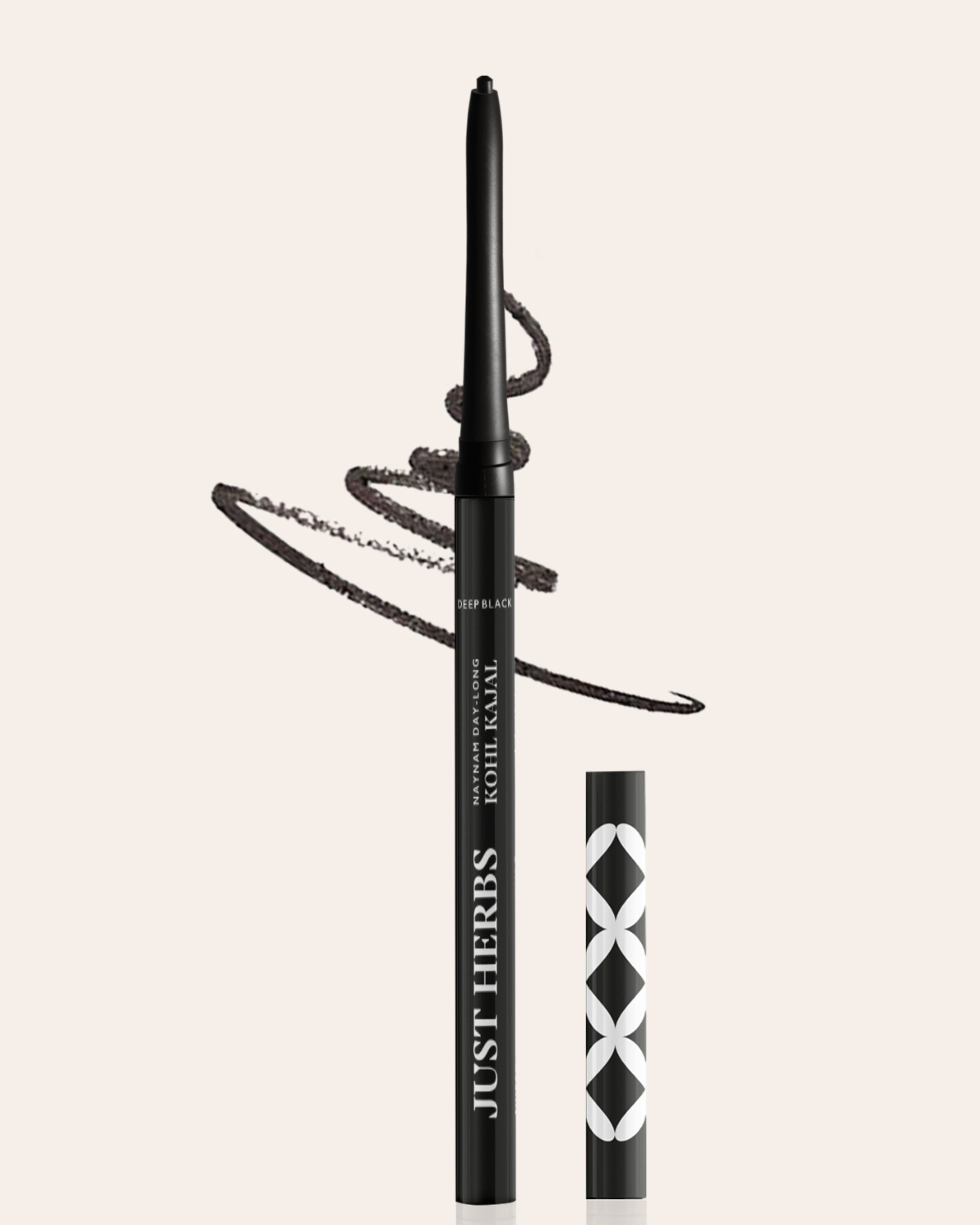 Just Herbs Naynam Day Long Retractable Kajal - Deep Black