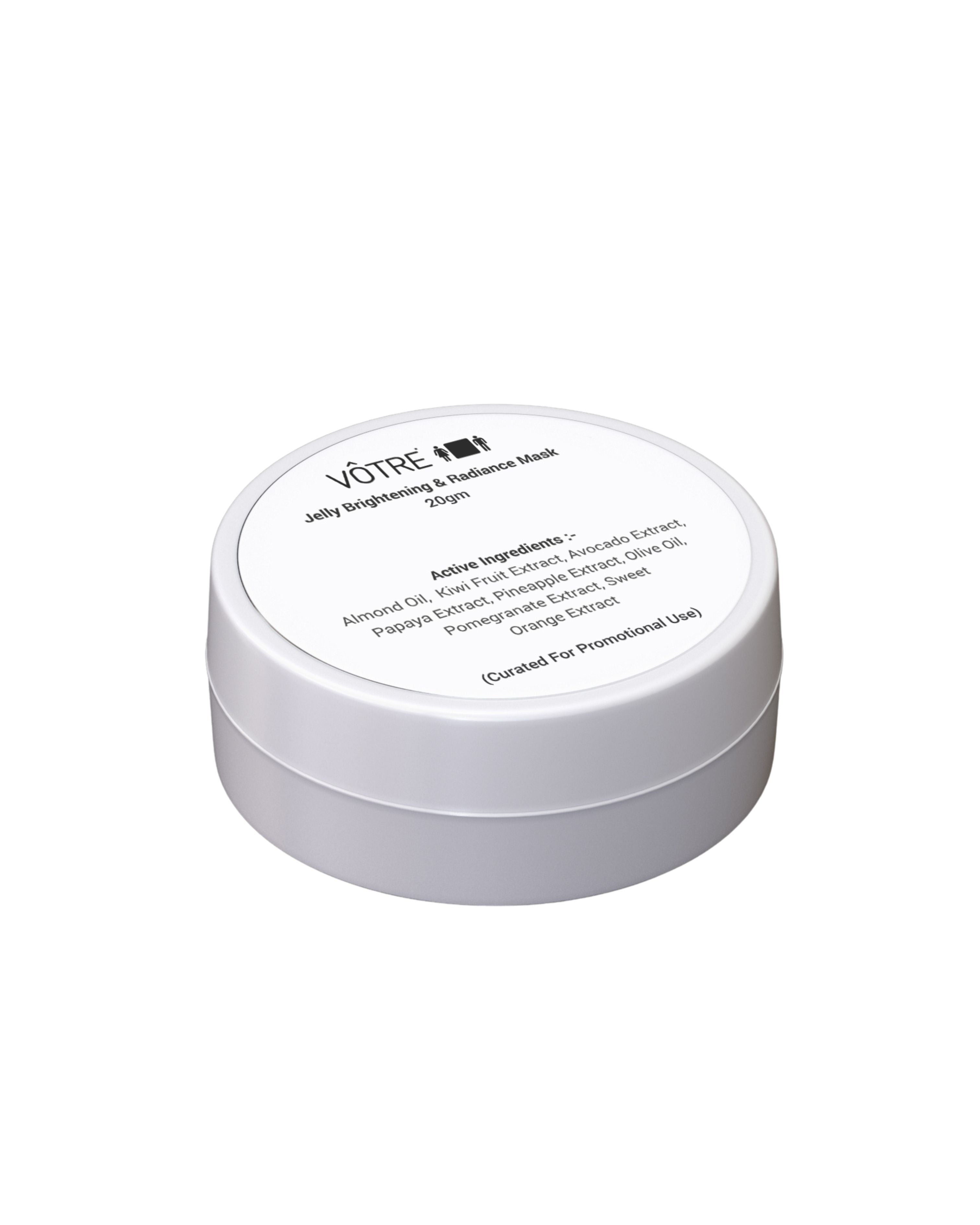 Votre Jelly Brightening & Radiance Mask (20gm) ( Mini / Small Pack / Sample )
