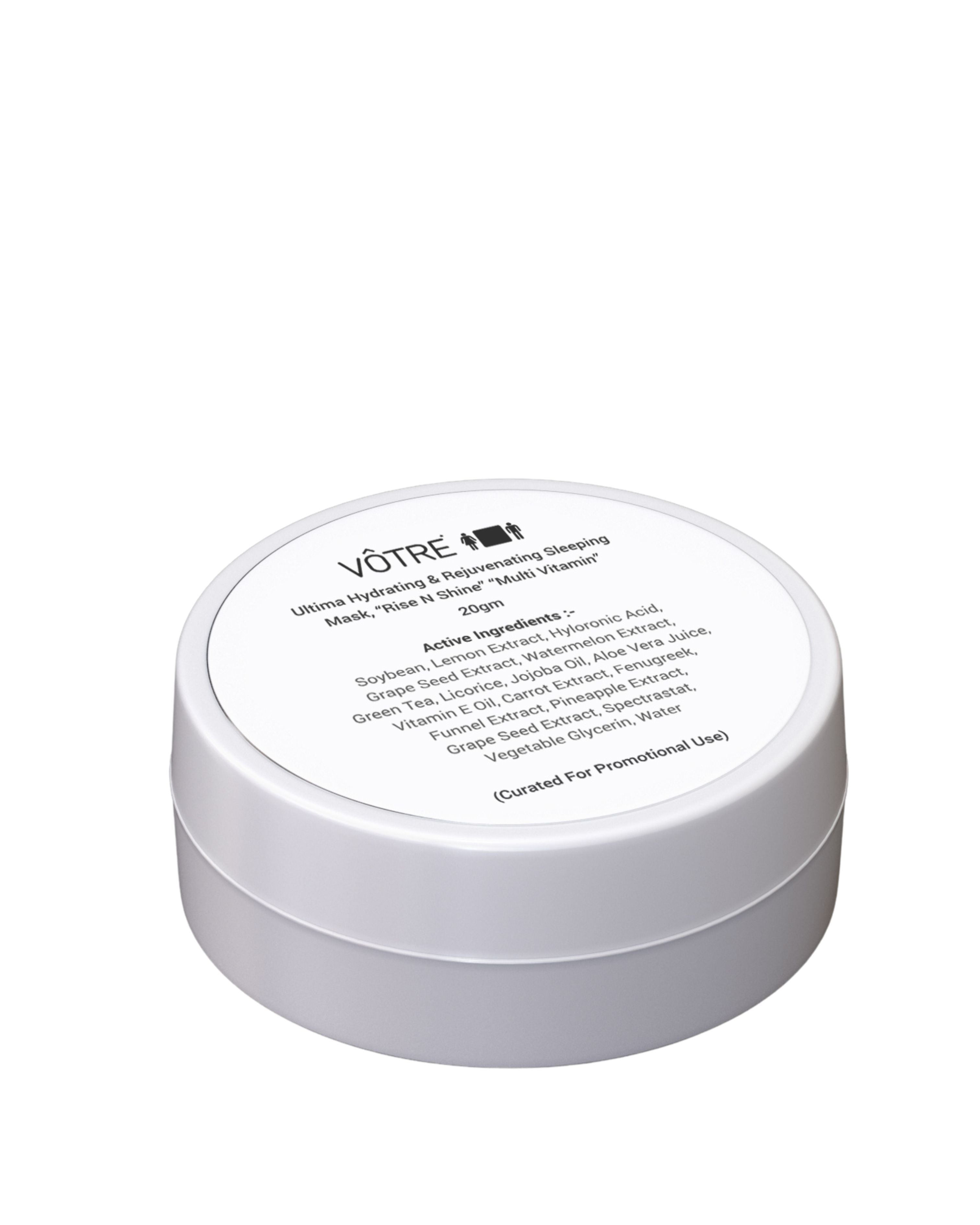 Votre Ultime Hydrating & Rejuvenating Sleeping Mask (20g) ( Mini / Small Pack / Sample )