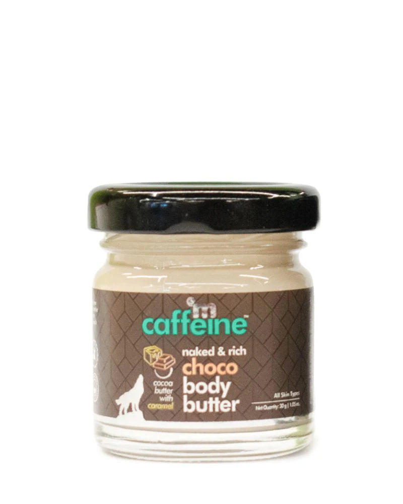 MCaffeine Naked & Rich Body Butter - (25 gm) (Mini/Small pack/Sample)