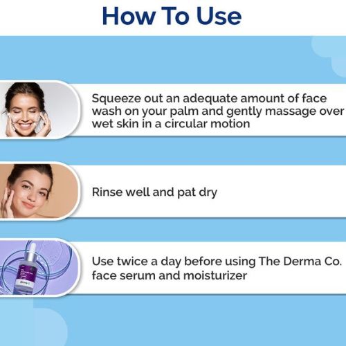 The Derma Co 1% Salicylic Acid Gel Face Wash ( 100 ml )