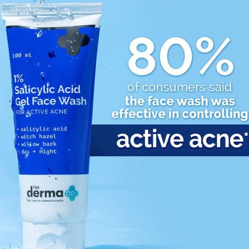 The Derma Co 1% Salicylic Acid Gel Face Wash ( 100 ml )