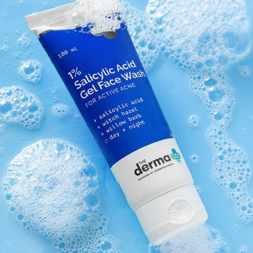 The Derma Co 1% Salicylic Acid Gel Face Wash ( 100 ml )