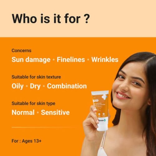 The Derma Co 1% Hyaluronic Sunscreen Aqua Gel ( 80g )