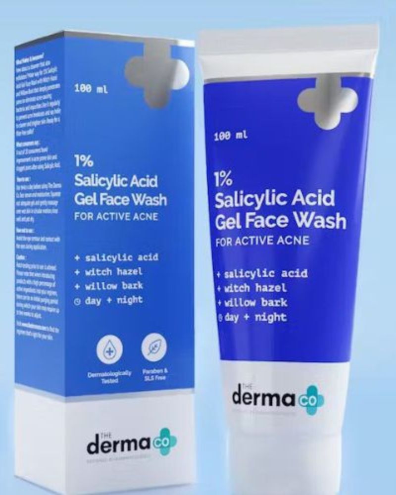 The Derma Co 1% Salicylic Acid Gel Face Wash ( 100 ml )