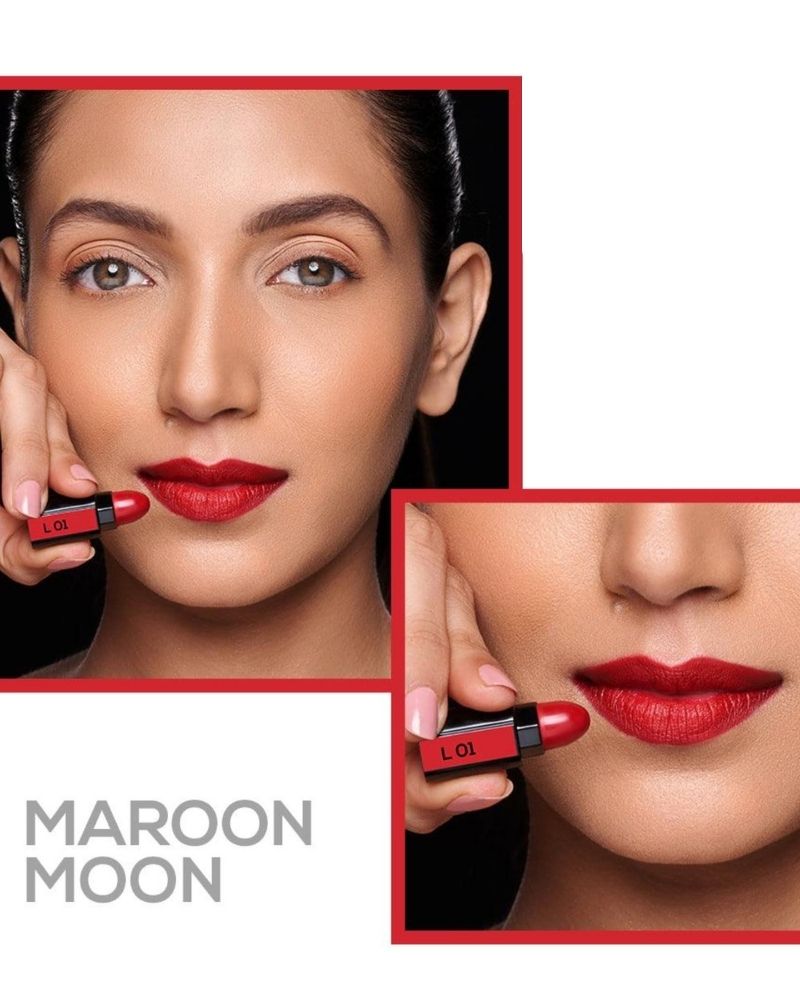 RENEE FAB Bullet Lipstick - Maroon Moon (1.5 gm) (Mini / Small Pack/ Sample)