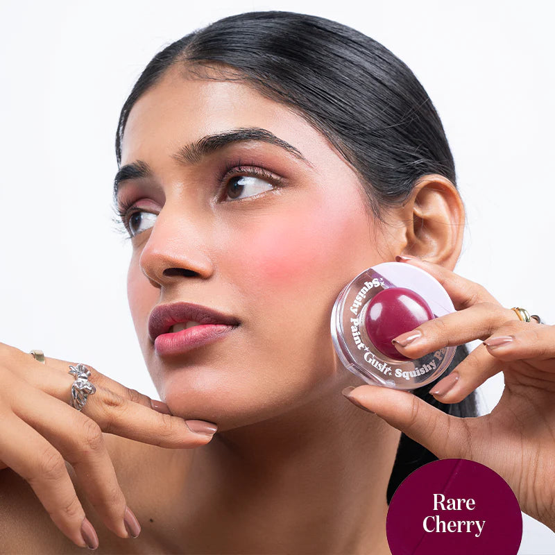 Gush Beauty Squishy Blush - Liquid Blush (Rare Cherry - Toasty Berry ) (15 gm)
