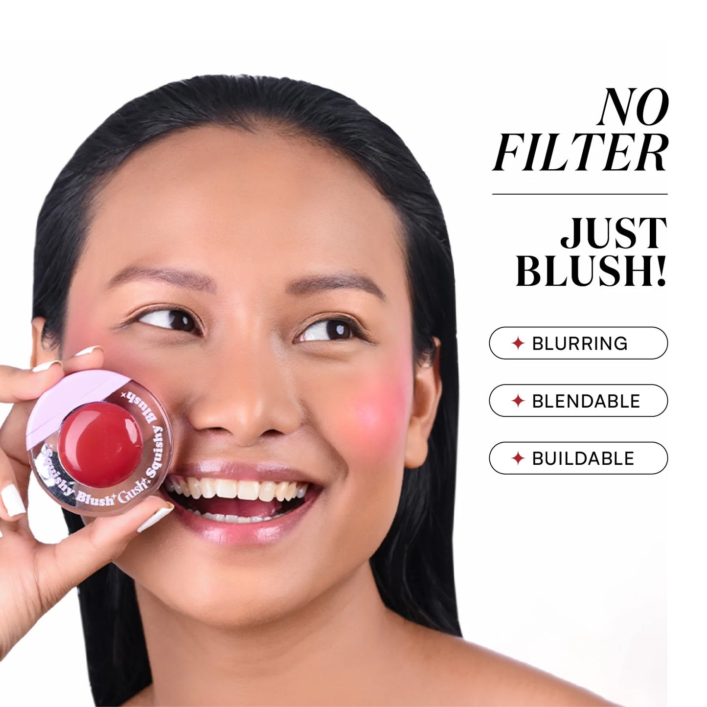 Gush Beauty Squishy Blush - Liquid Blush ( Apricoat dream - Fresh Coral ) (15 gm)