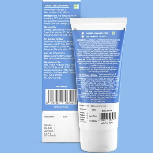 The Derma Co 2% Sali-Cinamide Anti-Acne Face Wash with 2% Salicylic Acid & 2% Niacinamide ( 80ml )