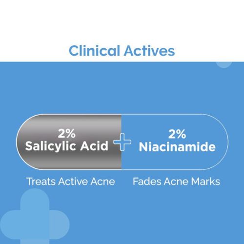 The Derma Co 2% Sali-Cinamide Anti-Acne Face Wash with 2% Salicylic Acid & 2% Niacinamide ( 80ml )